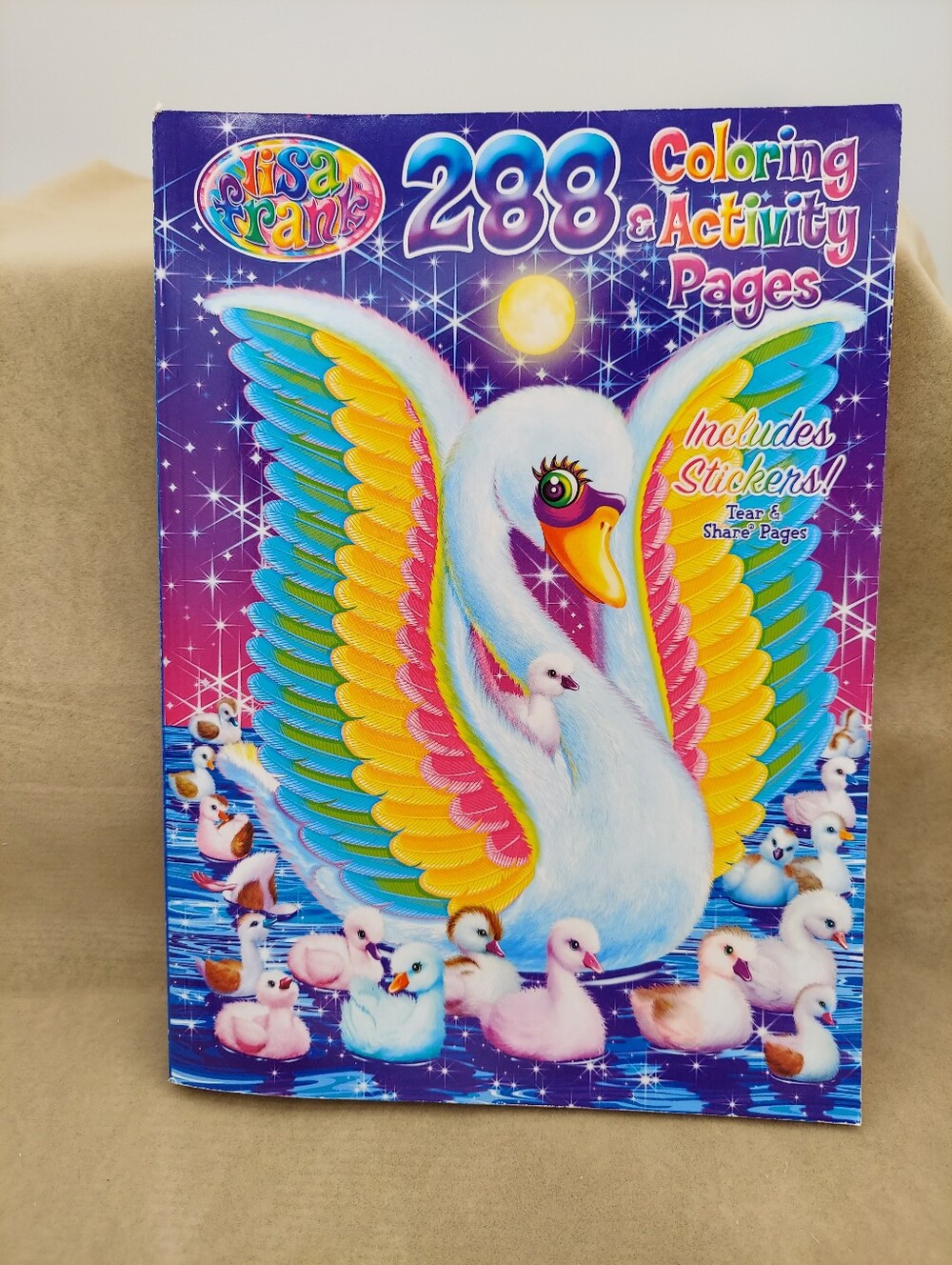 Lisa Frank Coloring Book Swans Y2K 90s Nostalgia